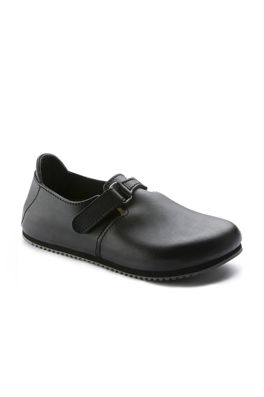 Linz Supergrip Black Smooth Leather Narrow