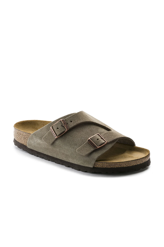 Zurich Taupe Suede Leather Regular