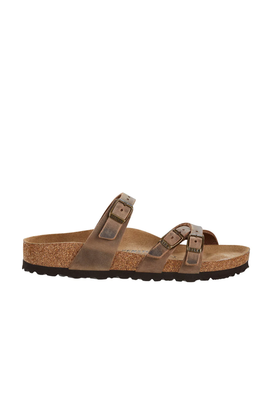 Franca Tabacco Brown Oiled Leather Narrow