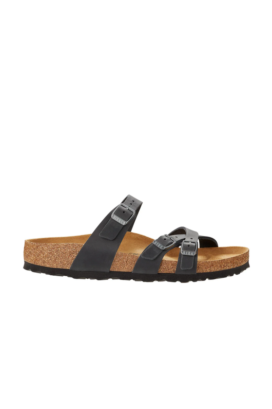 Franca Black Oiled Leather Regular