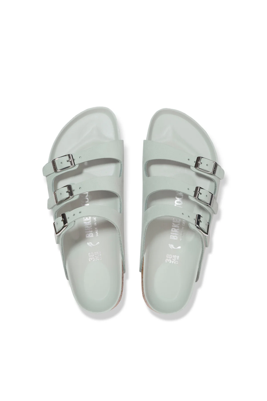 Florida Semi-Exquisite Pure Sage Nubuck Leather Narrow