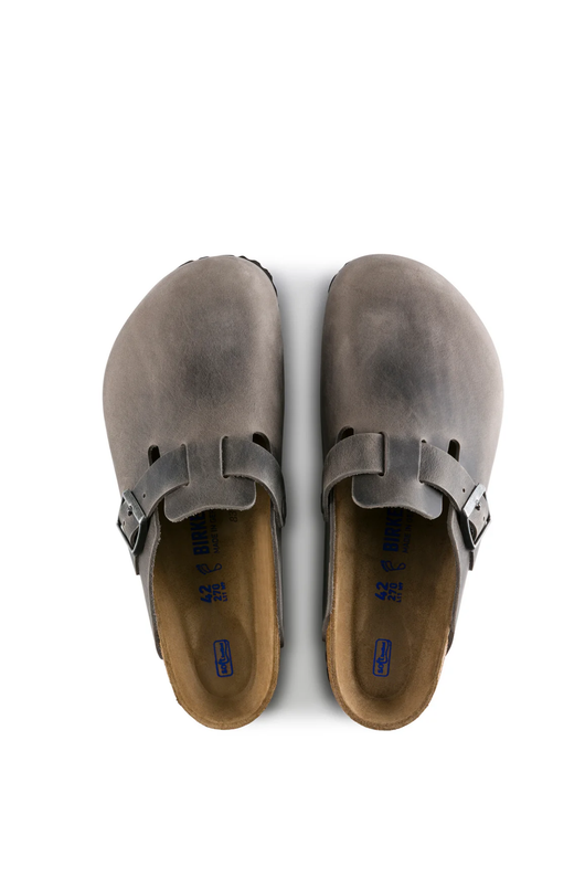 Boston Sfb Iron Oiled Leather Narrow