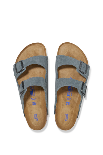 Arizona Sfb Basalt Grey Suede Leather Regular