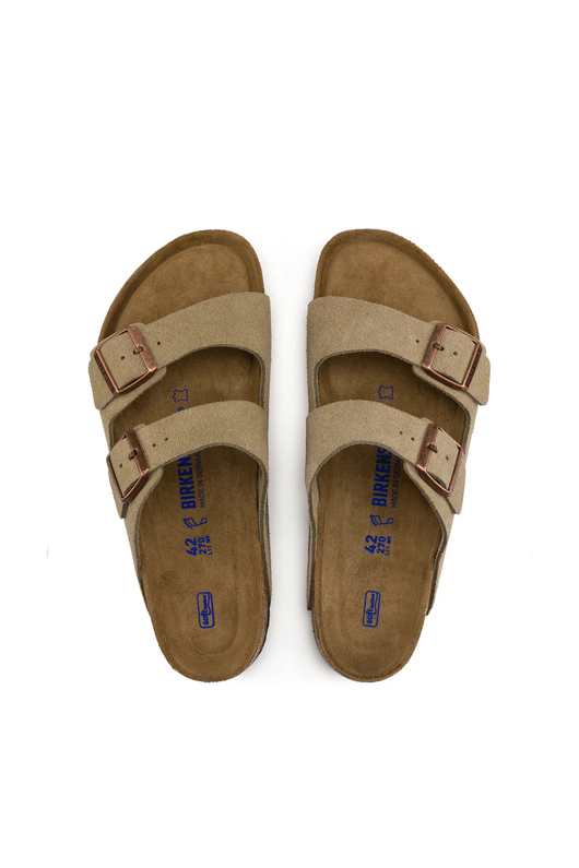 Arizona Sfb Taupe Suede Leather Narrow
