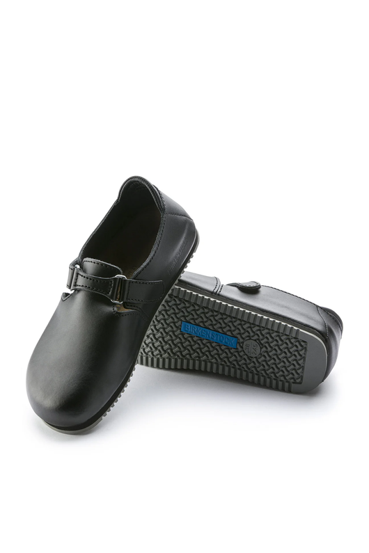 Linz Supergrip Black Smooth Leather Narrow
