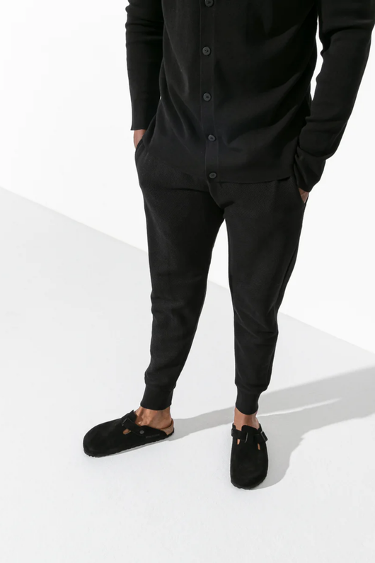 Boston Sfb Black Suede Leather Regular