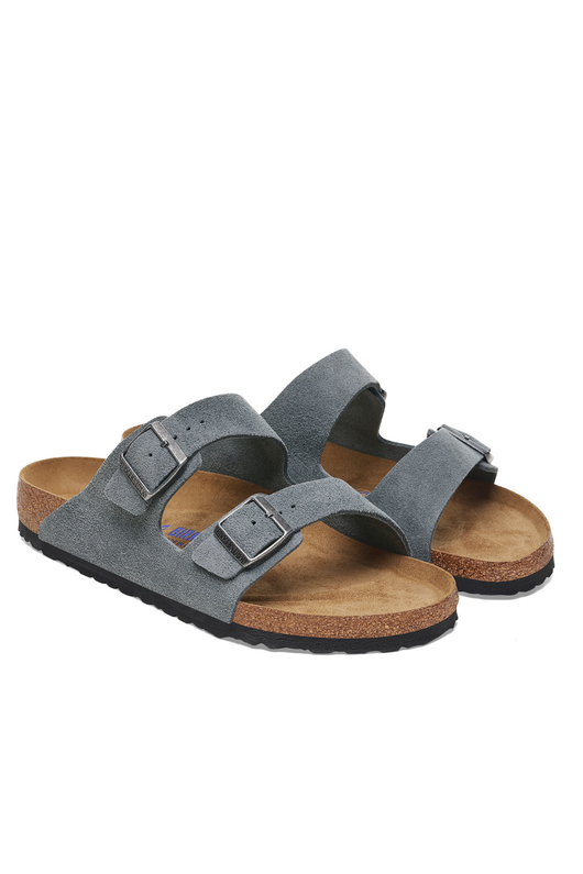 Arizona Sfb Basalt Grey Suede Leather Narrow