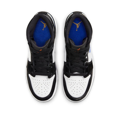 1 Mid White Black Racer Blue GS