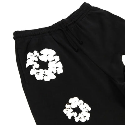 Denim Tears Cotton Wreath Sweatpants Black