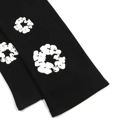 Denim Tears Cotton Wreath Sweatpants Black