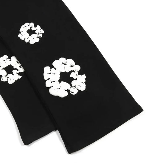 Denim Tears Cotton Wreath Sweatpants Black