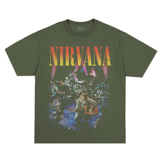 Unplugged in New York Tee (Military Green)