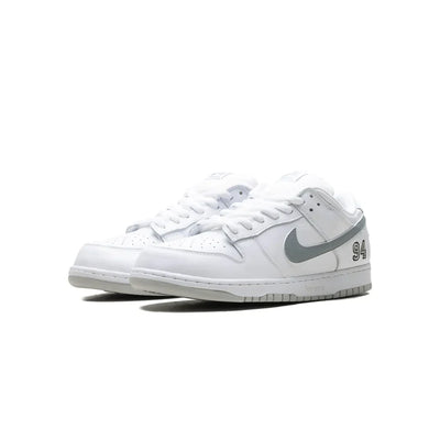 Nike SB Dunk Low Supreme 94 White Metallic Silver