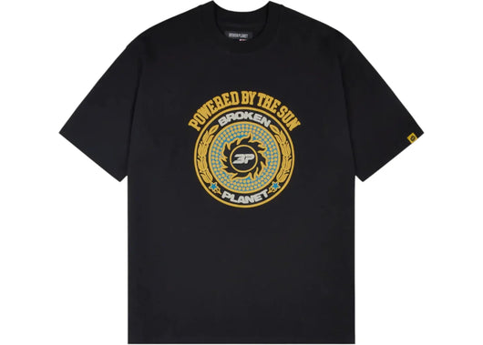 Broken Planet Crest T-shirt Midnight Black