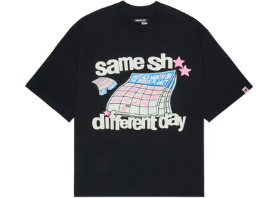 Broken Planet Market Different Day T Shirt Midnight Black