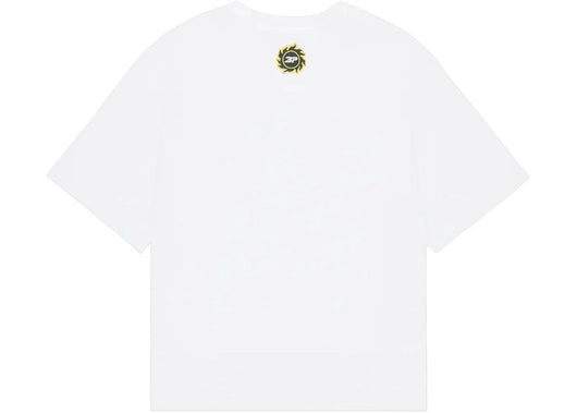 Broken Planet Market Grid T Shirt Snow White