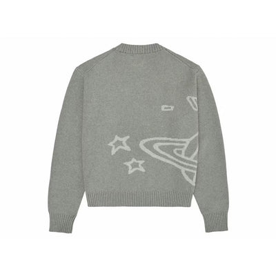 Broken Planet Knit Sweater 'Heather Grey'