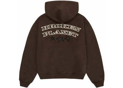Broken Planet Out Of Service Hoodie Brown