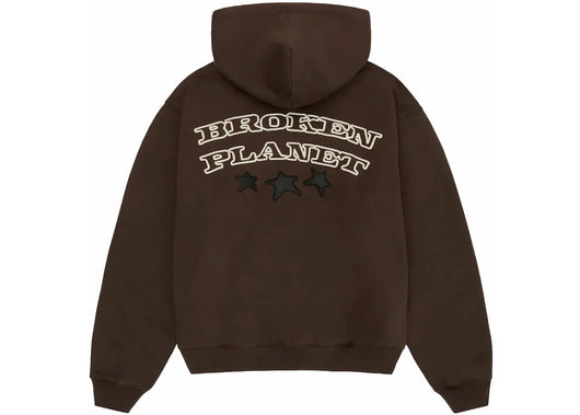 Broken Planet Out Of Service Hoodie Brown