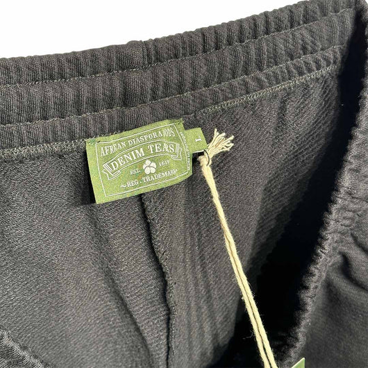 Denim Tears Cotton Wreath Shorts Black