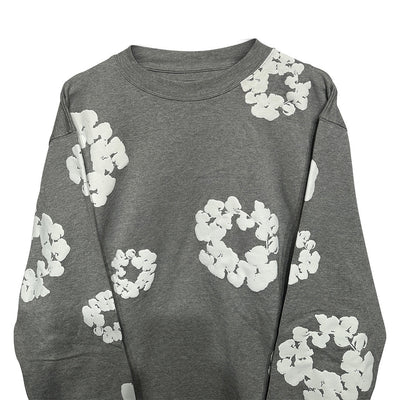 Denim Tears Cotton Wreath Sweatshirt Grey
