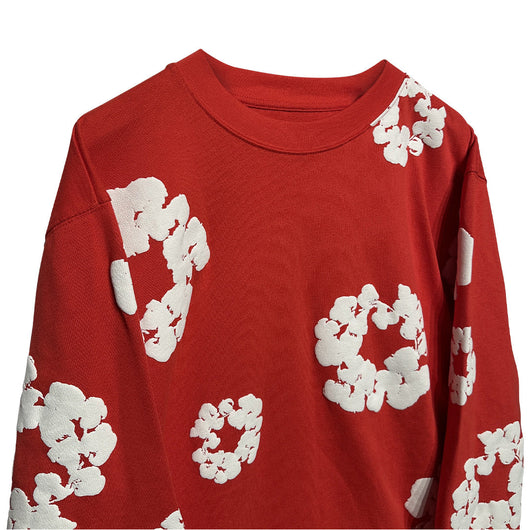Denim Tears Cotton Wreath Sweatshirt Red