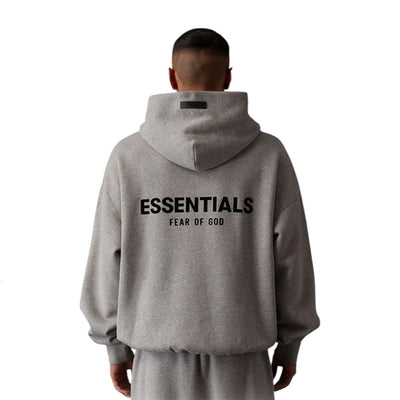 Fear of God Essentials Hoodie 'Dark Oatmeal' (SS22)
