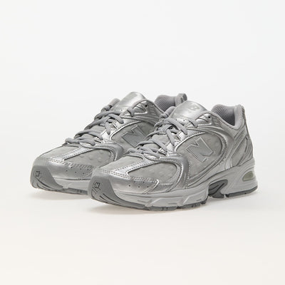 NB 530 silver metallic polka dots