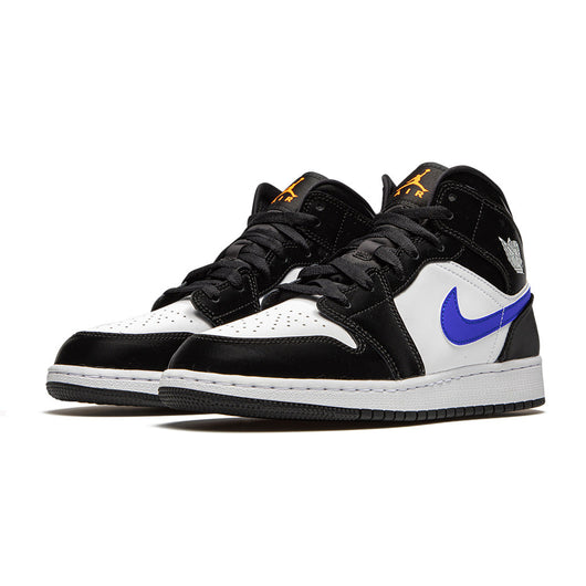 1 Mid Black Racer Blue White (GS)