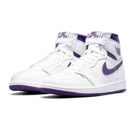 1 Retro High Court Purple White