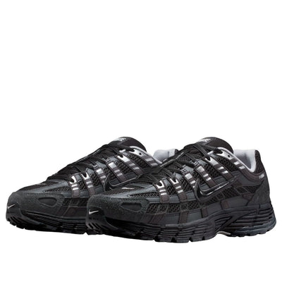 Nike P-6000 Suede Anthracite Black Chrome Metallic Silver