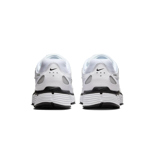 Nike P-6000 White Metallic Silver Black