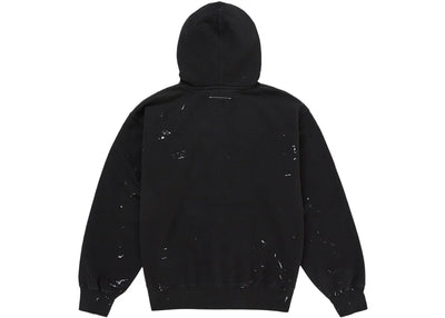 Supreme MM6 Maison Margiela Box Logo Zip Up Hooded Sweatshirt Black