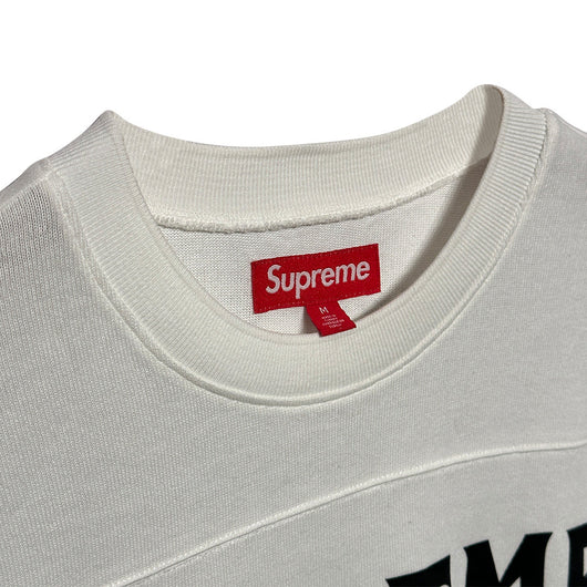 Supreme Affillated L/S Football Long-Sleeve Top White Black